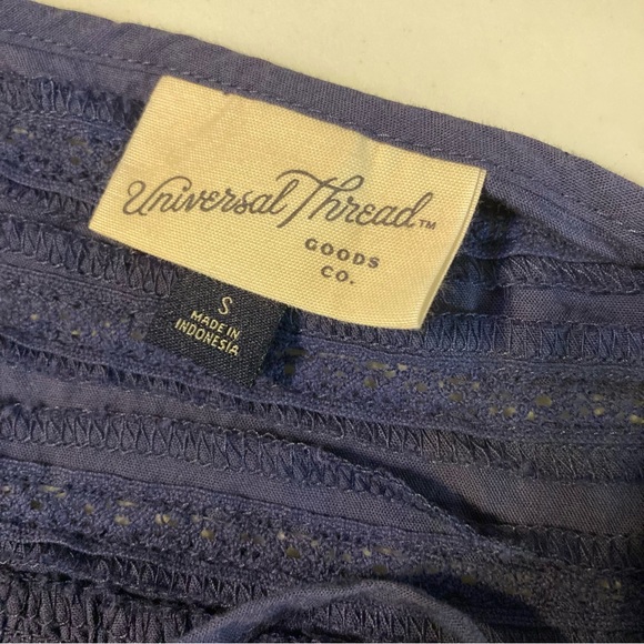 Universal Thread Blue Swiss Dot Flowy Boho Hippie Long sleeve Size S - Picture 6 of 6